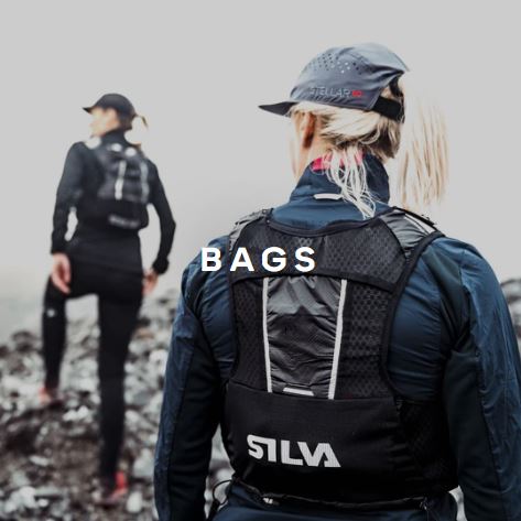 Women wearing Silva running backpacks.