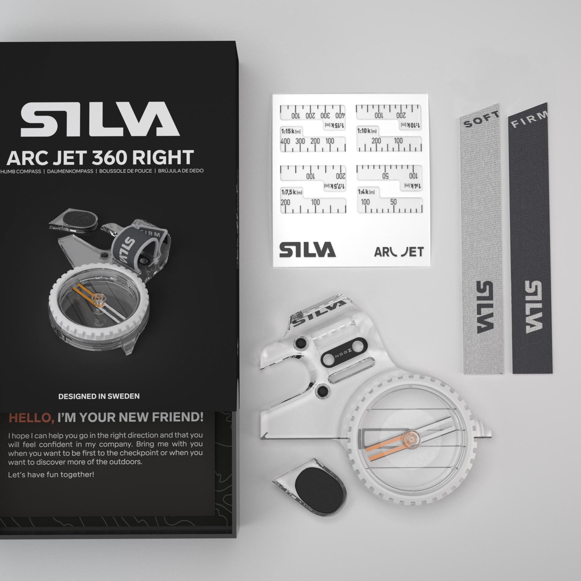Silva Arc Jet 360 Right Compass