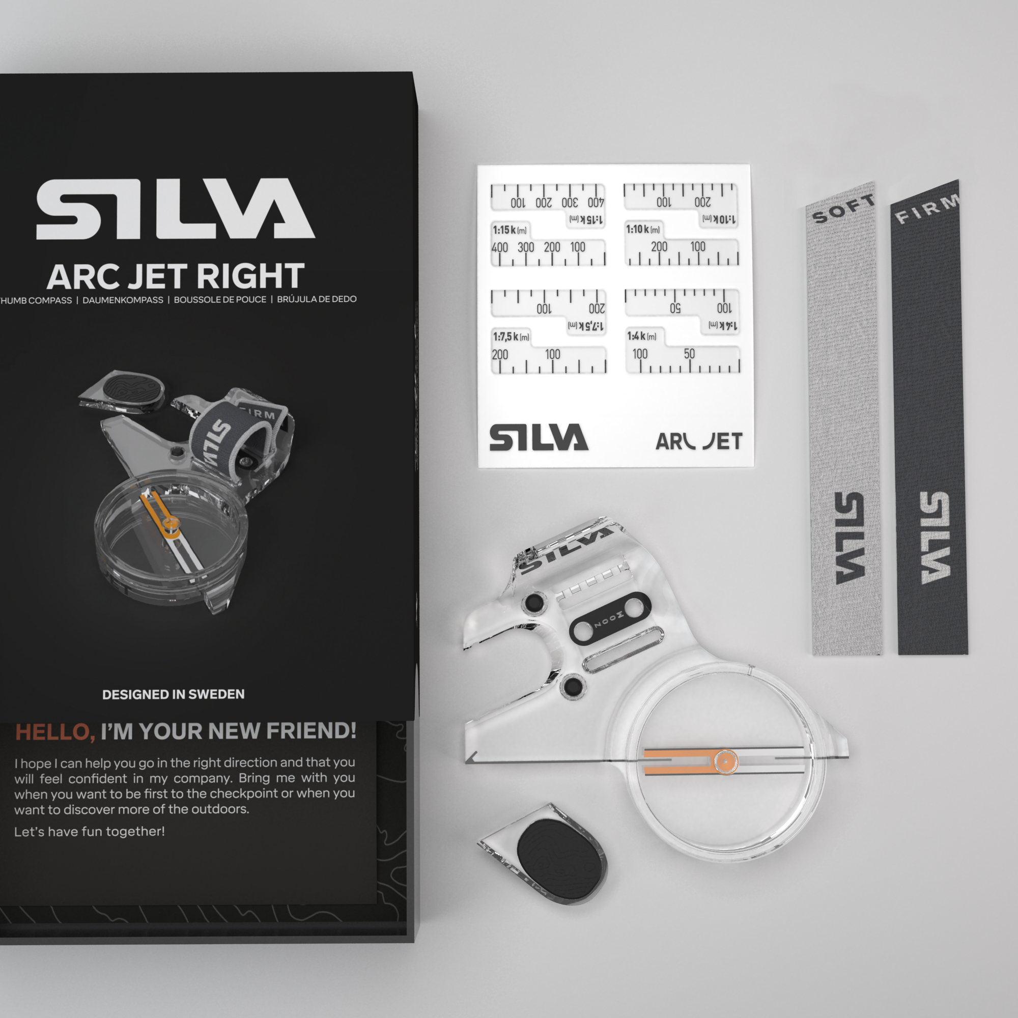 Silva Arc Jet Right Compass